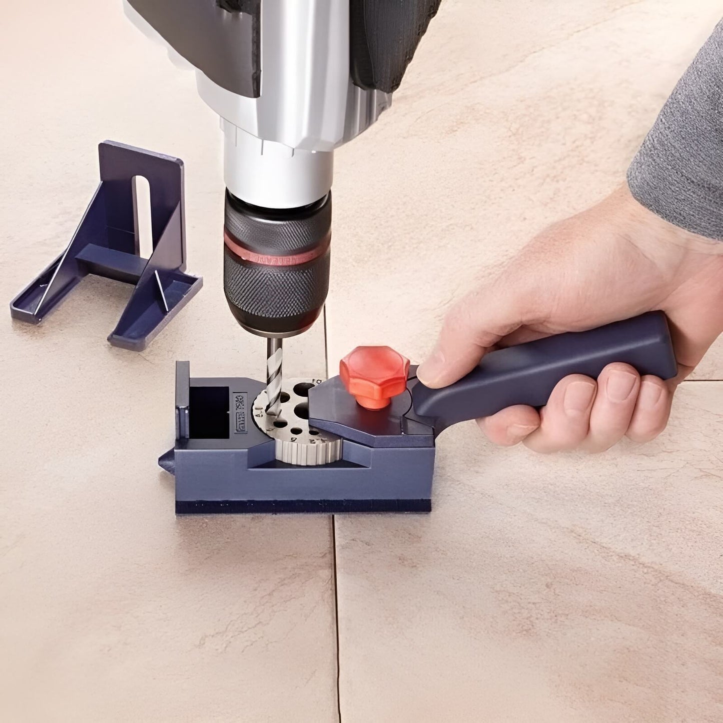 Multi Function Dowel Drill Guide Woodworking Drill Guide Jig for Accurate Straight Hole Drilling