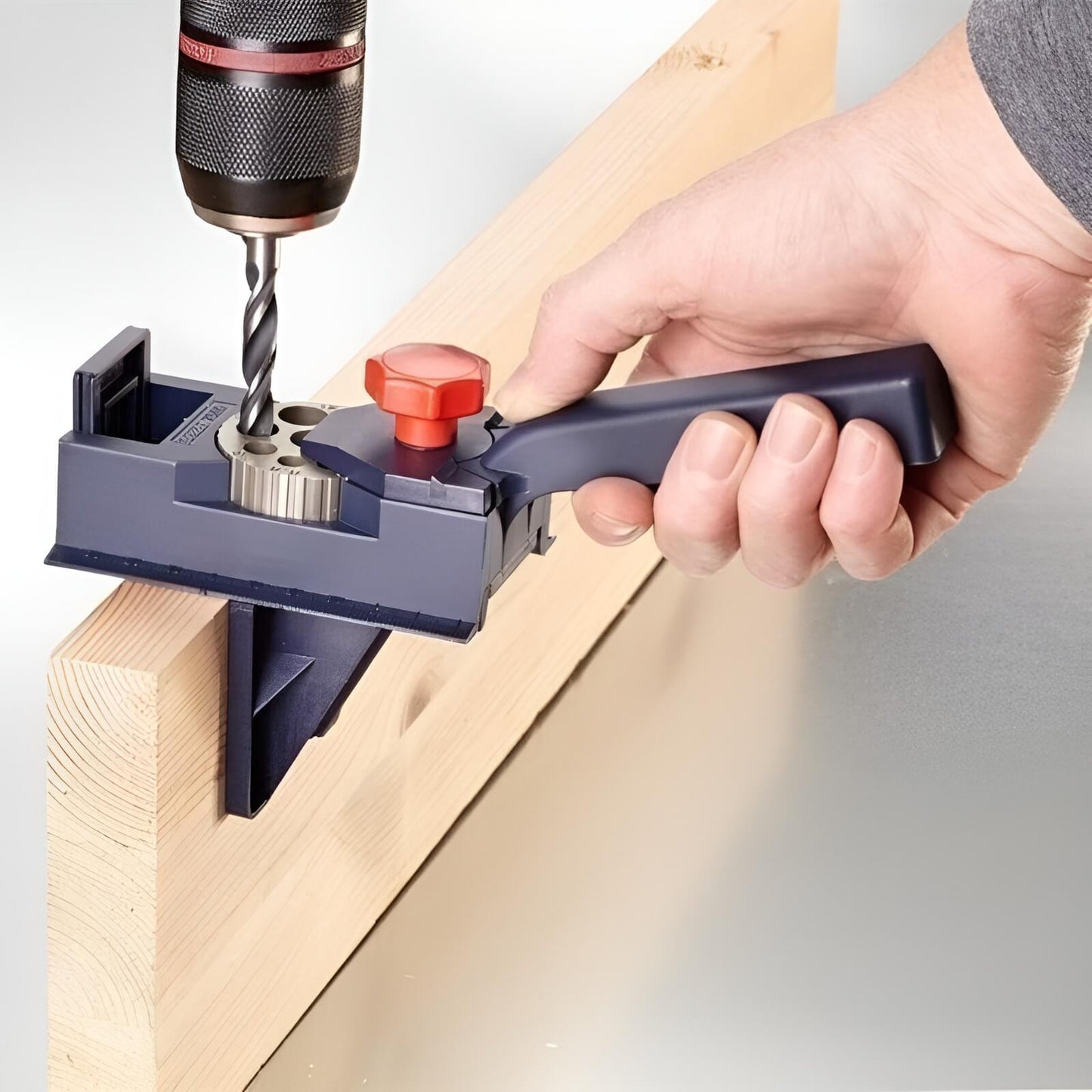 Multi Function Dowel Drill Guide Woodworking Drill Guide Jig for Accurate Straight Hole Drilling