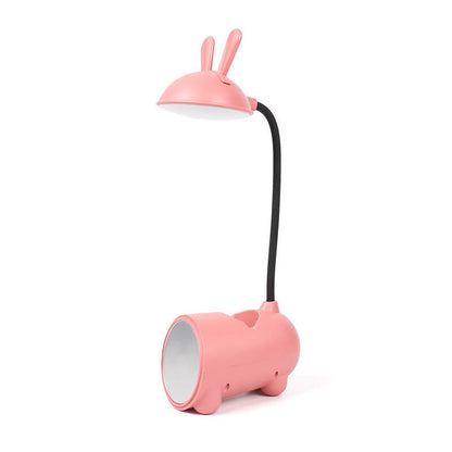 Multifunction Cute Rabbit Desk Lamp LED Touch USB Pen Holder