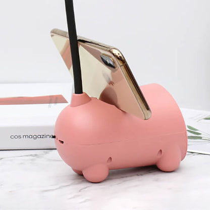 Multifunction Cute Rabbit Desk Lamp LED Touch USB Pen Holder