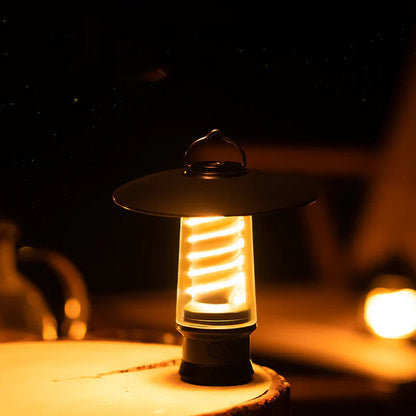 Multifunction LED Camping Lantern Adjustable Light Rechargeable Outdoor Lamp