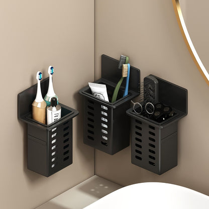Multifunction Wall Shelf for Bathroom and Kitchen No Drill Self Adhesive Storage Rack