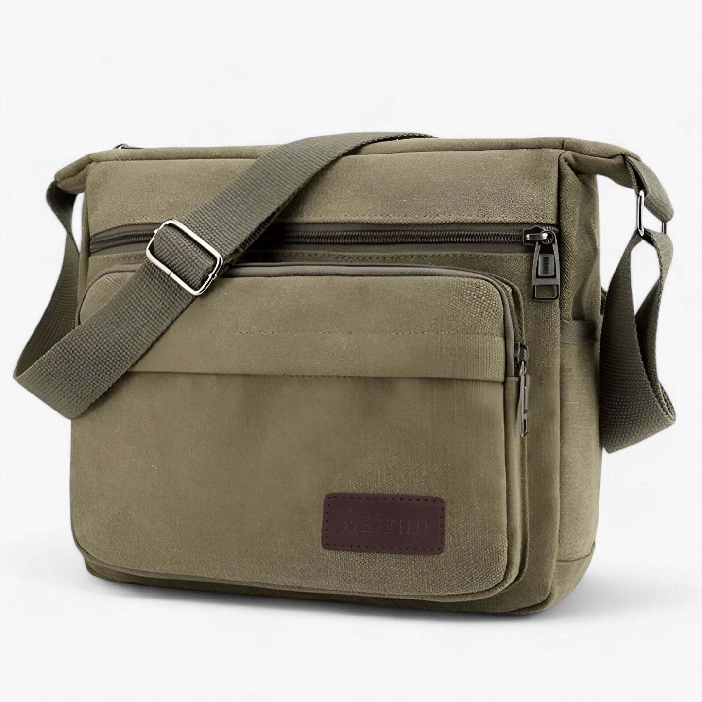 Multifunctional Canvas Shoulder Bag for Men Large Capacity Everyday Carry