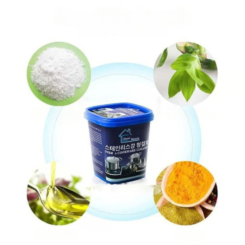 Multipurpose Cleaning Paste Cookware Sink Appliance Stain Remover Polish