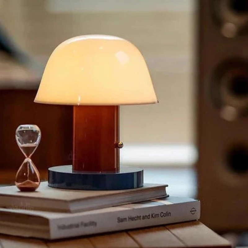 Mushroom Table Lamp Decorative Ambient Bedside Desk Light Bedroom Nightstand