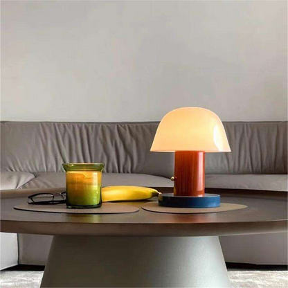 Mushroom Table Lamp Decorative Ambient Bedside Desk Light Bedroom Nightstand