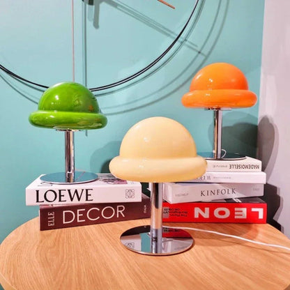 Mushroom Table Lamp with Soft Ambient Light for Bedroom Living Room Decor