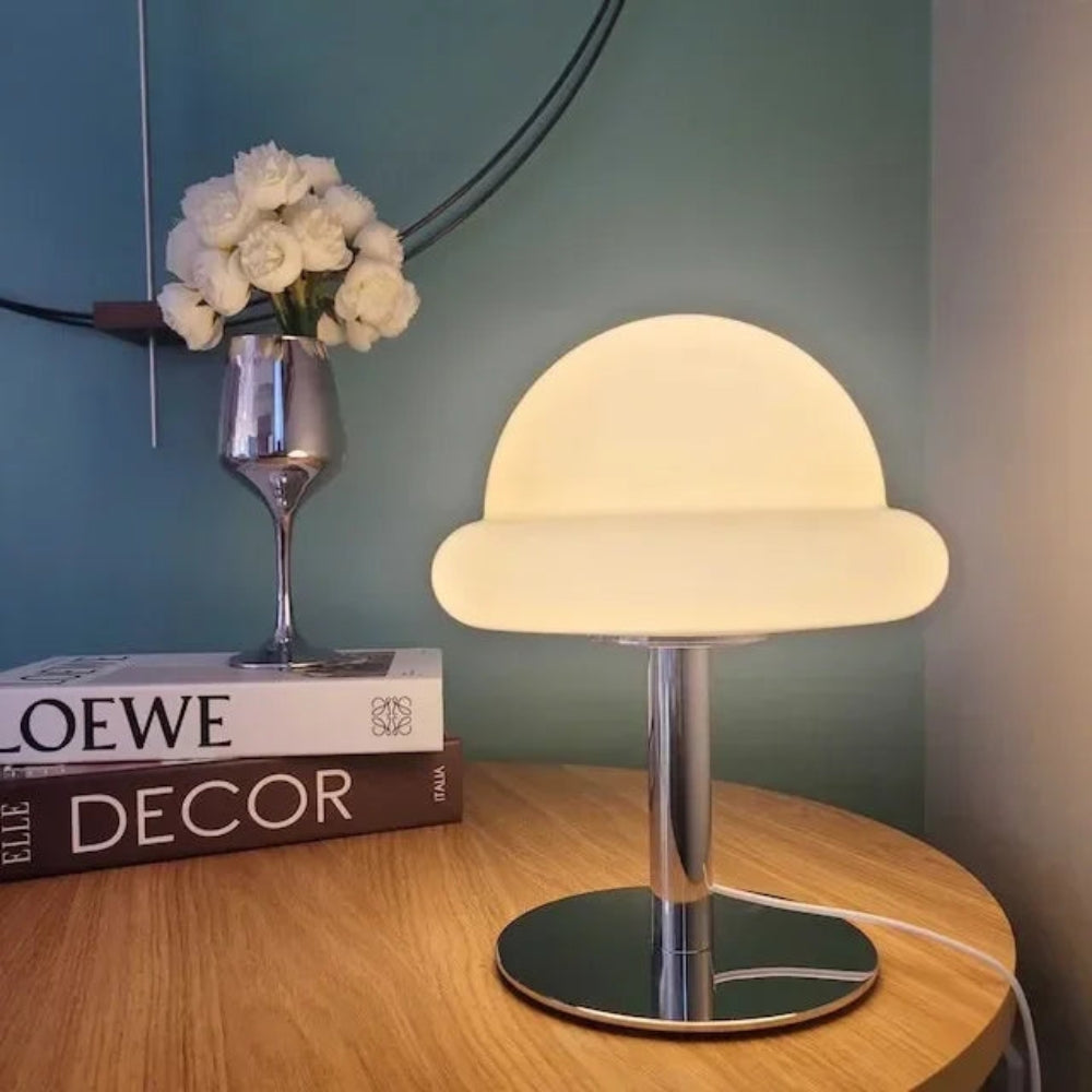 Mushroom Table Lamp with Soft Ambient Light for Bedroom Living Room Decor