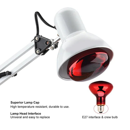Near Infrared Heat Therapy Massage Lamp – Adjustable Infrared Light for Physiotherapy and Pain Relief