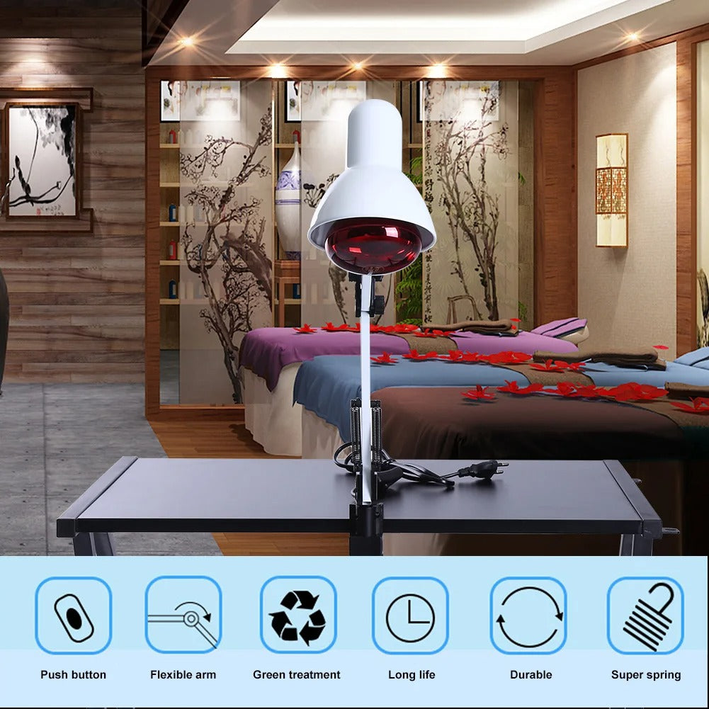 Near Infrared Heat Therapy Massage Lamp – Adjustable Infrared Light for Physiotherapy and Pain Relief