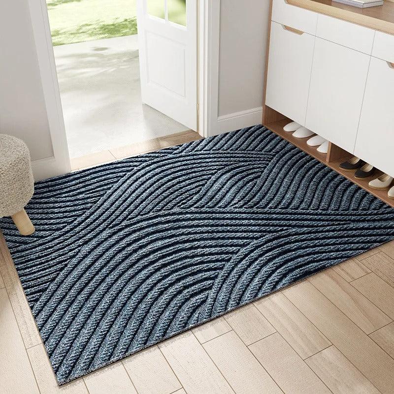 Non-Slip Door Mat Textured Dirt Trapping Entrance Floor Mat