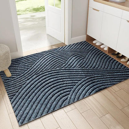 Non-Slip Door Mat Textured Dirt Trapping Entrance Floor Mat