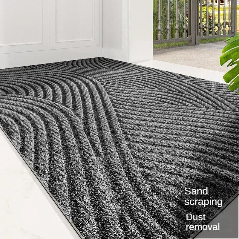 Non-Slip Door Mat Textured Dirt Trapping Entrance Floor Mat