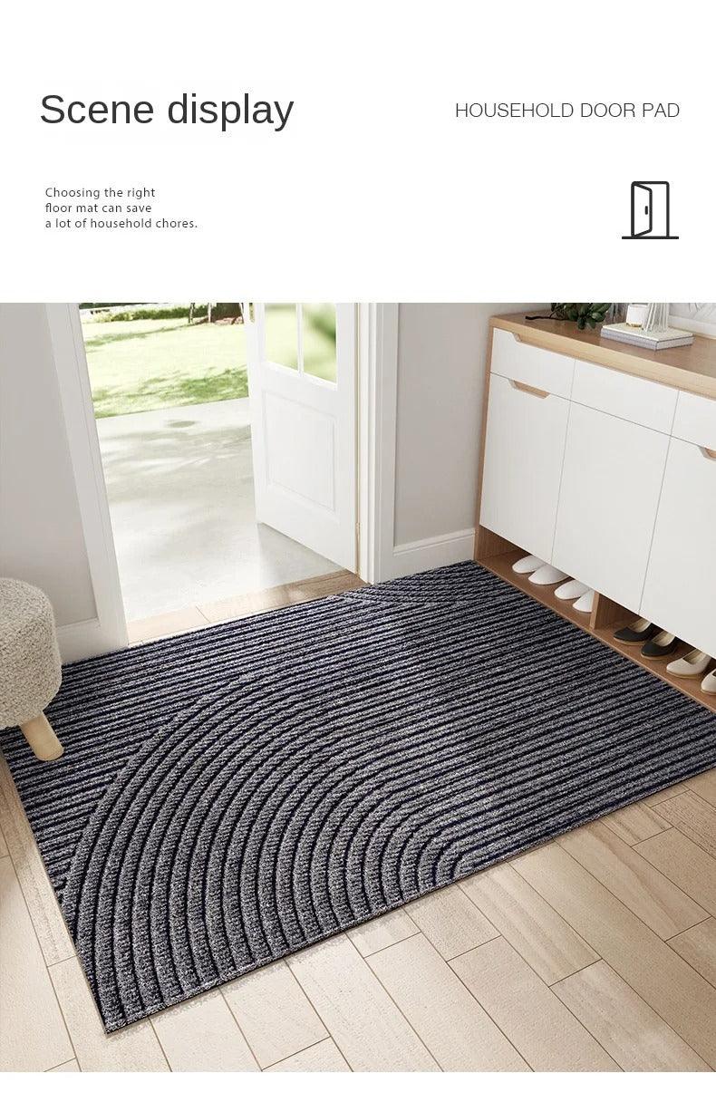 Non-Slip Door Mat Textured Dirt Trapping Entrance Floor Mat