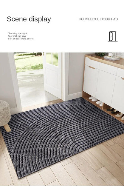 Non-Slip Door Mat Textured Dirt Trapping Entrance Floor Mat