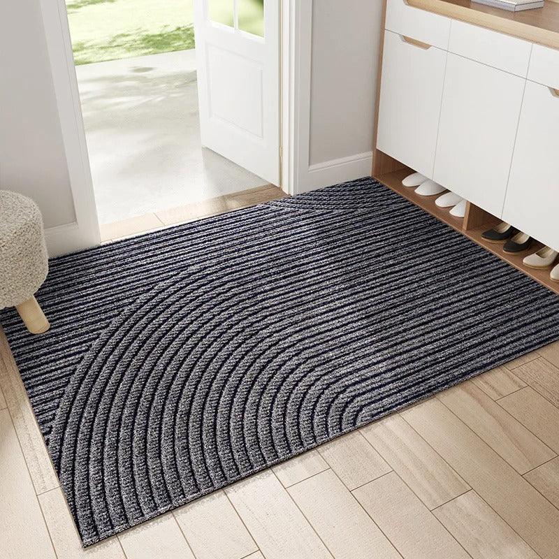 Non-Slip Door Mat Textured Dirt Trapping Entrance Floor Mat