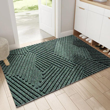 Non-Slip Door Mat Textured Dirt Trapping Entrance Floor Mat
