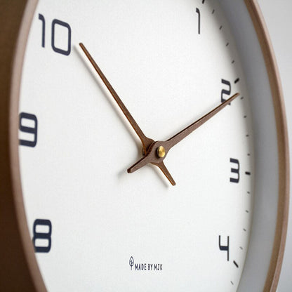 Nordic Minimalist Wooden Wall Clock Silent Scandinavian Home Decor