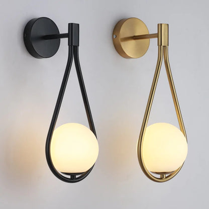 Nordic Style Wall Light Iron Contemporary Ambient Home Lighting