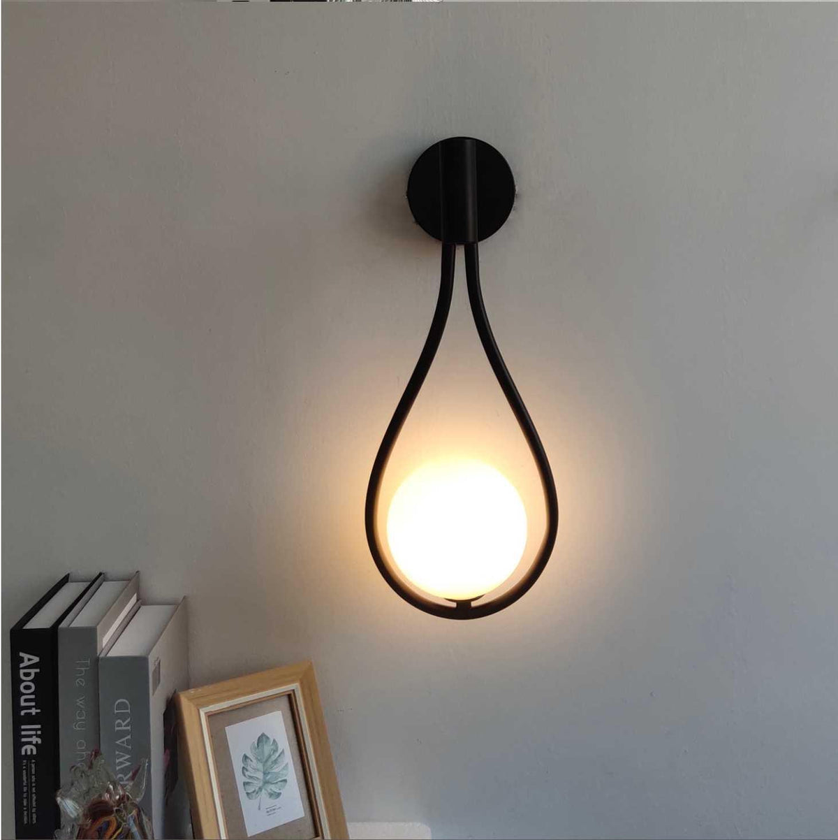 Nordic Style Wall Light Iron Contemporary Ambient Home Lighting