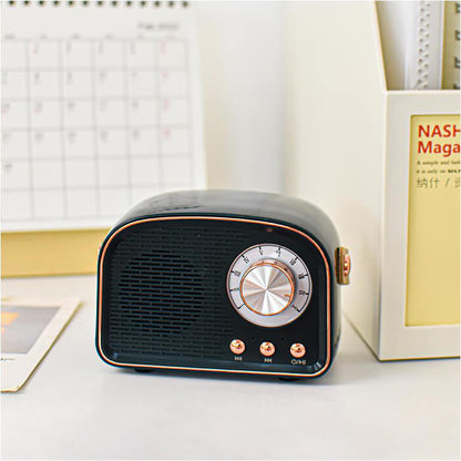 Nostalgix Retro Radio Bluetooth Speaker Vintage Design Wireless Sound System