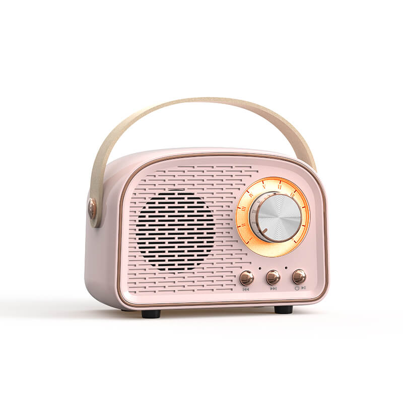 Nostalgix Retro Radio Bluetooth Speaker Vintage Design Wireless Sound System