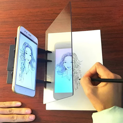 Optical Drawing Board Transparent Tracing Pad Smartphone Tablet Art Projector