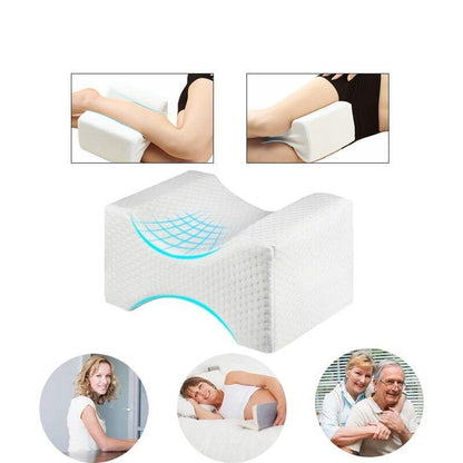 Orthopedic Leg Pillow – Memory Foam Knee & Leg Support Cushion for Side Sleepers