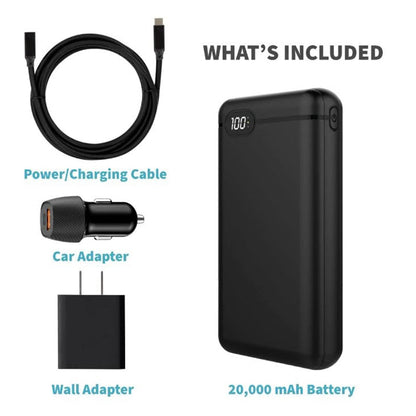 Udendørs opvarmet tæppe med batteristrøm, USB-powerbank, tre varmezoner, fleece og bærbart camping- og tailgate-omslag