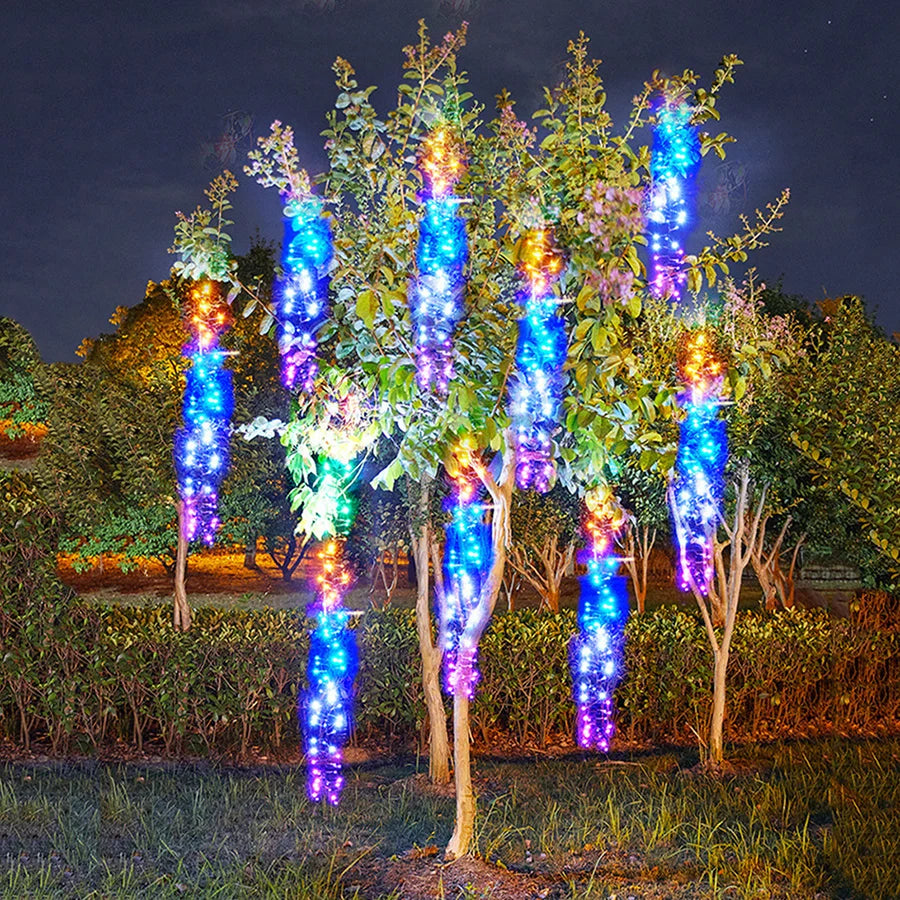 Outdoor LED Meteor Shower Lights Enchanting Decorative String Lights