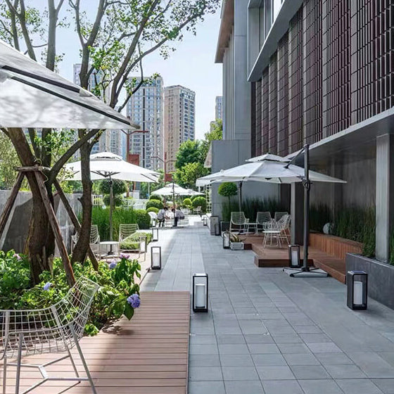 Outdoor LED Square Light Modern Patio Garden Pathway Fixture
