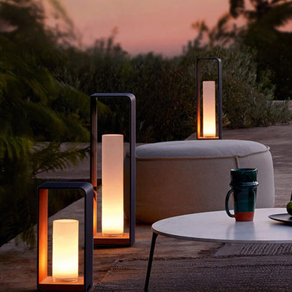 Outdoor LED Square Light Modern Patio Garden Pathway Fixture