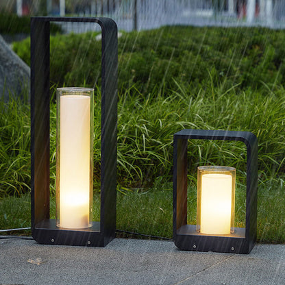Outdoor LED Square Light Modern Patio Garden Pathway Fixture