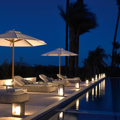 Outdoor LED Square Light Modern Patio Garden Pathway Fixture