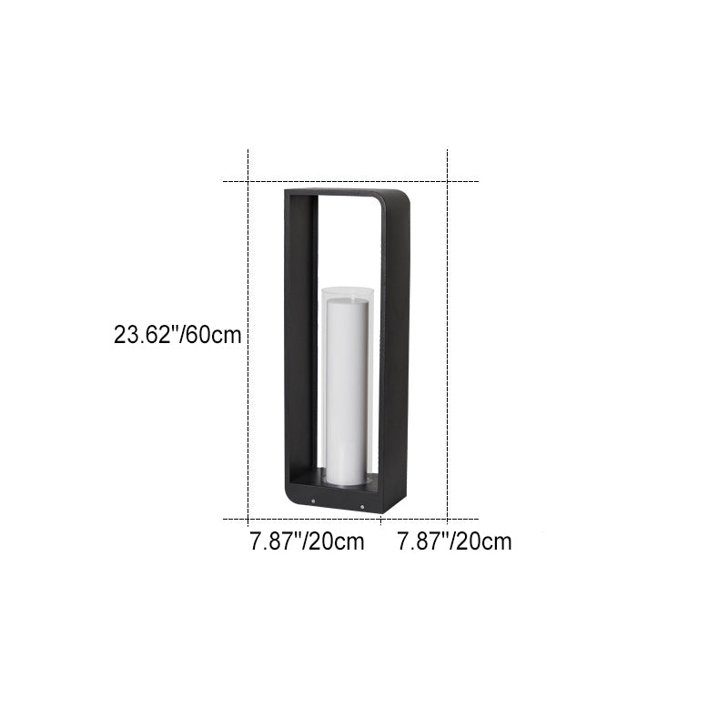 Outdoor LED Square Light Modern Patio Garden Pathway Fixture