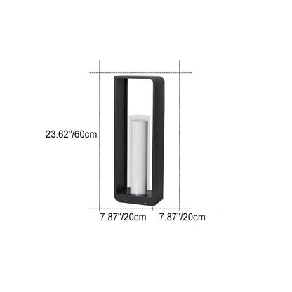 Outdoor LED Square Light Modern Patio Garden Pathway Fixture