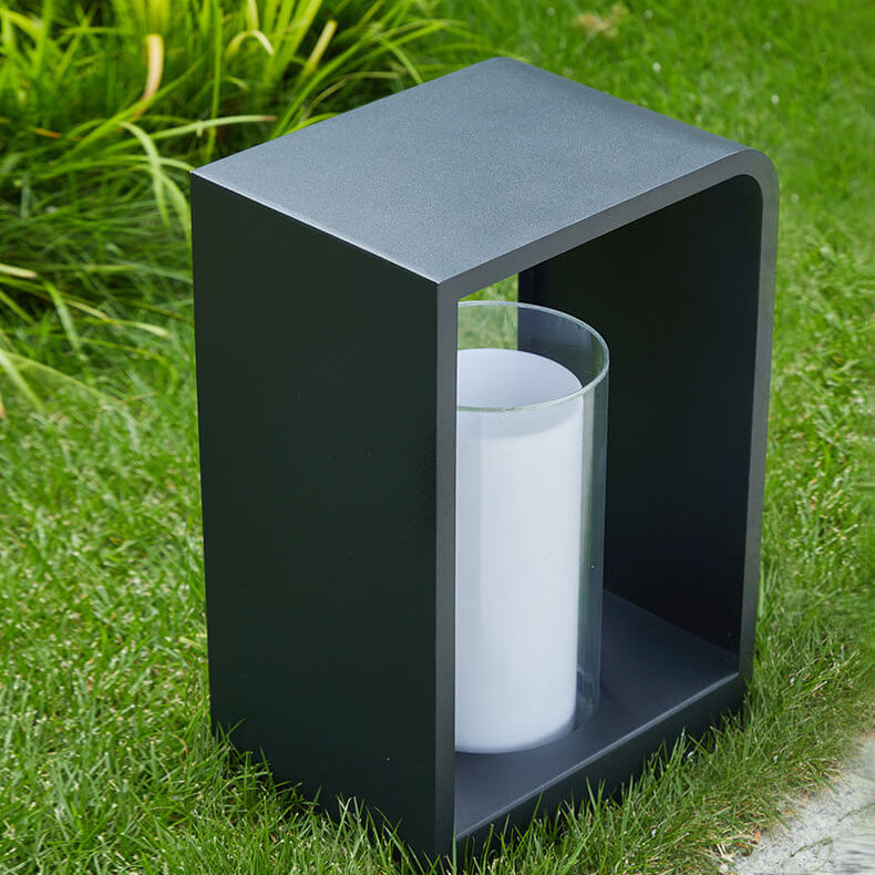 Outdoor LED Square Light Modern Patio Garden Pathway Fixture