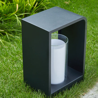 Outdoor LED Square Light Modern Patio Garden Pathway Fixture