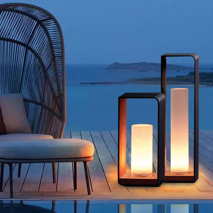Outdoor LED Square Light Modern Patio Garden Pathway Fixture