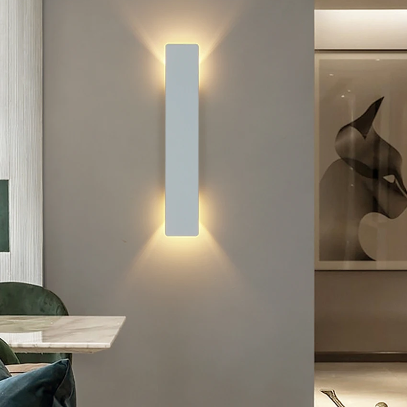 Outdoor LED Wall Light Modern Up Down Glow Fixture for Patios Entrances