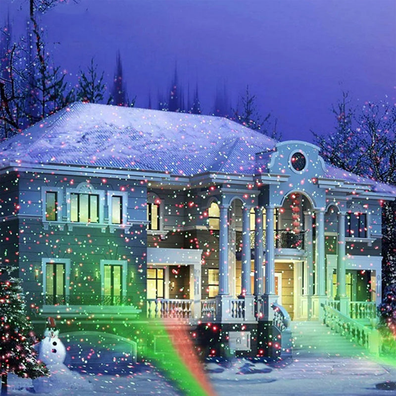 Outdoor Laser Projector Christmas House Light Decoration