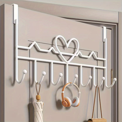 Over Door Hook Rack Modern Door Hanger Organizer for Coats Towels and Accessories