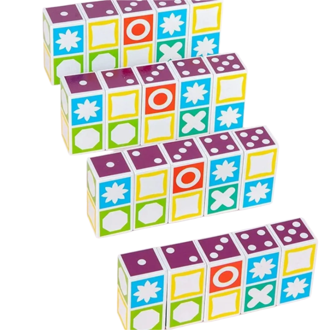 Pattern Matching Puzzle Block Game for Brain Training Memory and Cognitive Development