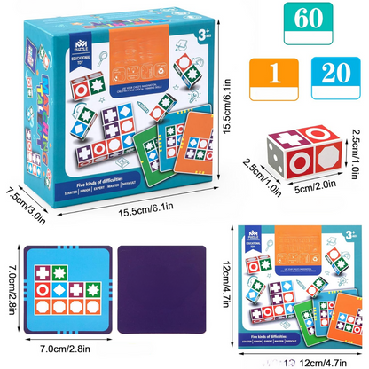 Pattern Matching Puzzle Block Game for Brain Training Memory and Cognitive Development