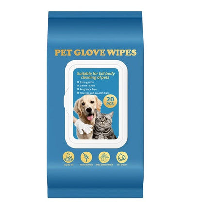 Pet Cleaning Gloves Quick Wipe Care Reusable Hygiene Grooming