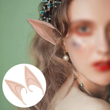 Pointed Elf Ears Halloween Cosplay Fantasy Costume Accessory Set