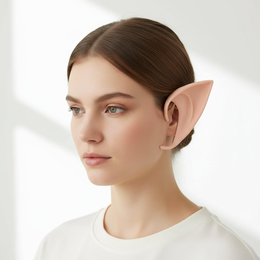 Pointed Elf Ears Halloween Cosplay Fantasy Costume Accessory Set