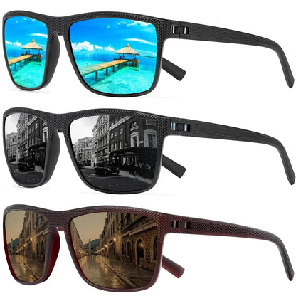 Polarized Sunglasses 3 Pack – UV400 Protection for Outdoor Activities