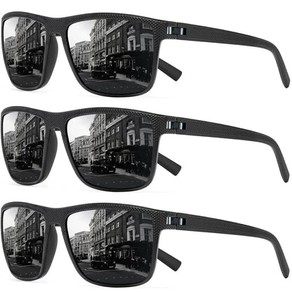 Polarized Sunglasses 3 Pack – UV400 Protection for Outdoor Activities