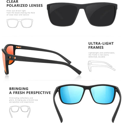Polarized Sunglasses 3 Pack – UV400 Protection for Outdoor Activities